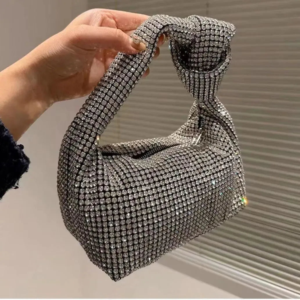 Fashion Diamond Rhinestone Chain Bag - Bellarte Enchanté Fashion Diamond Rhinestone Chain Bag